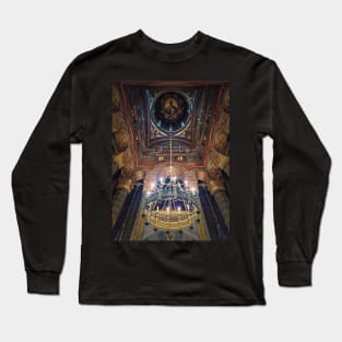 Curtea de Arges Interior architectural details Long Sleeve T-Shirt